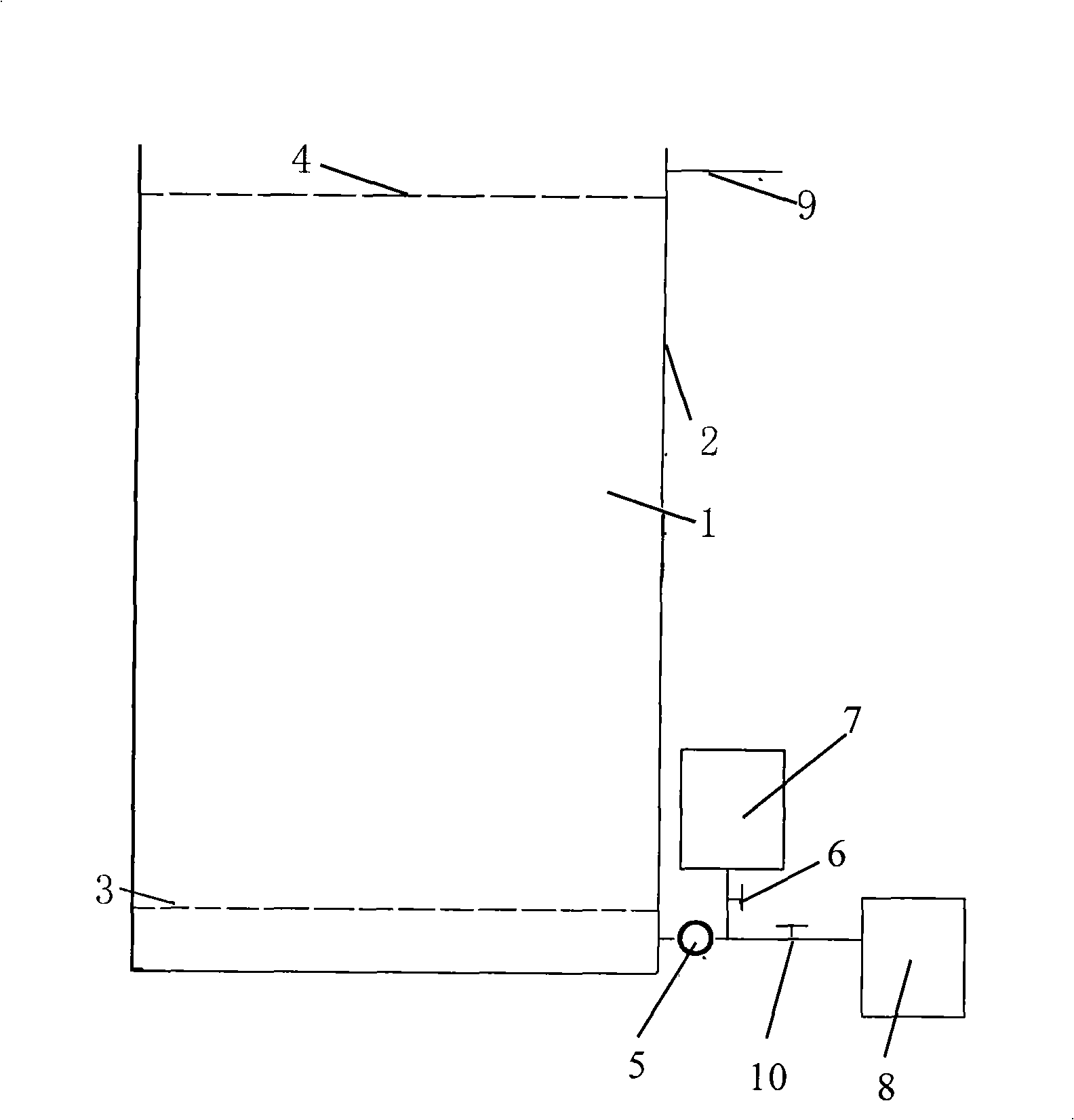 Method for treating heavy metal-containing acidic waste water and recycling heavy metal with biomass fixed bed