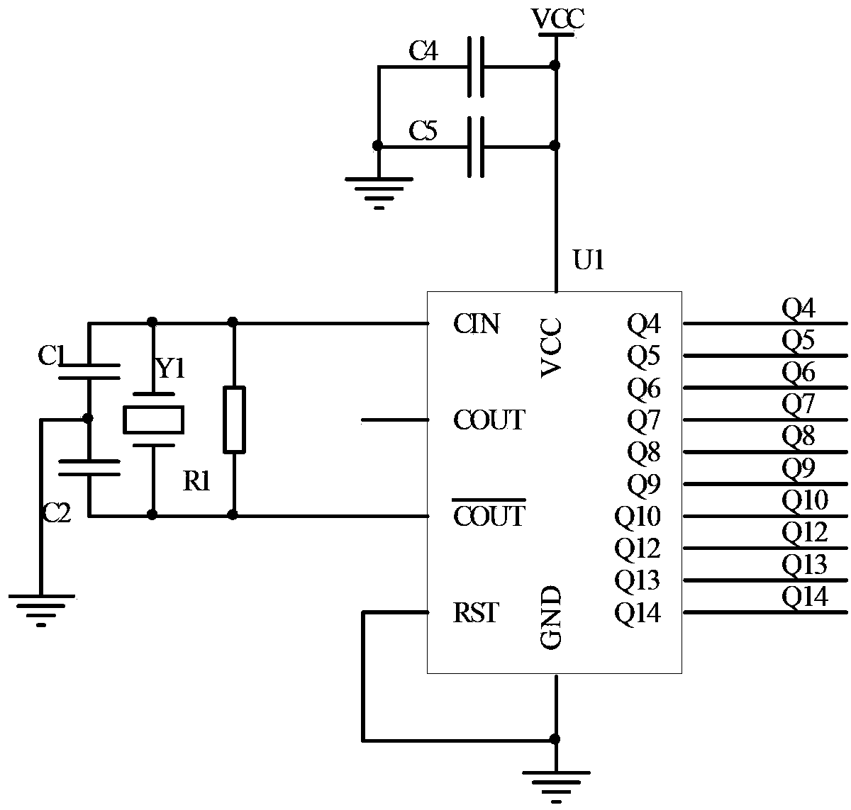 Gyroscope power supply