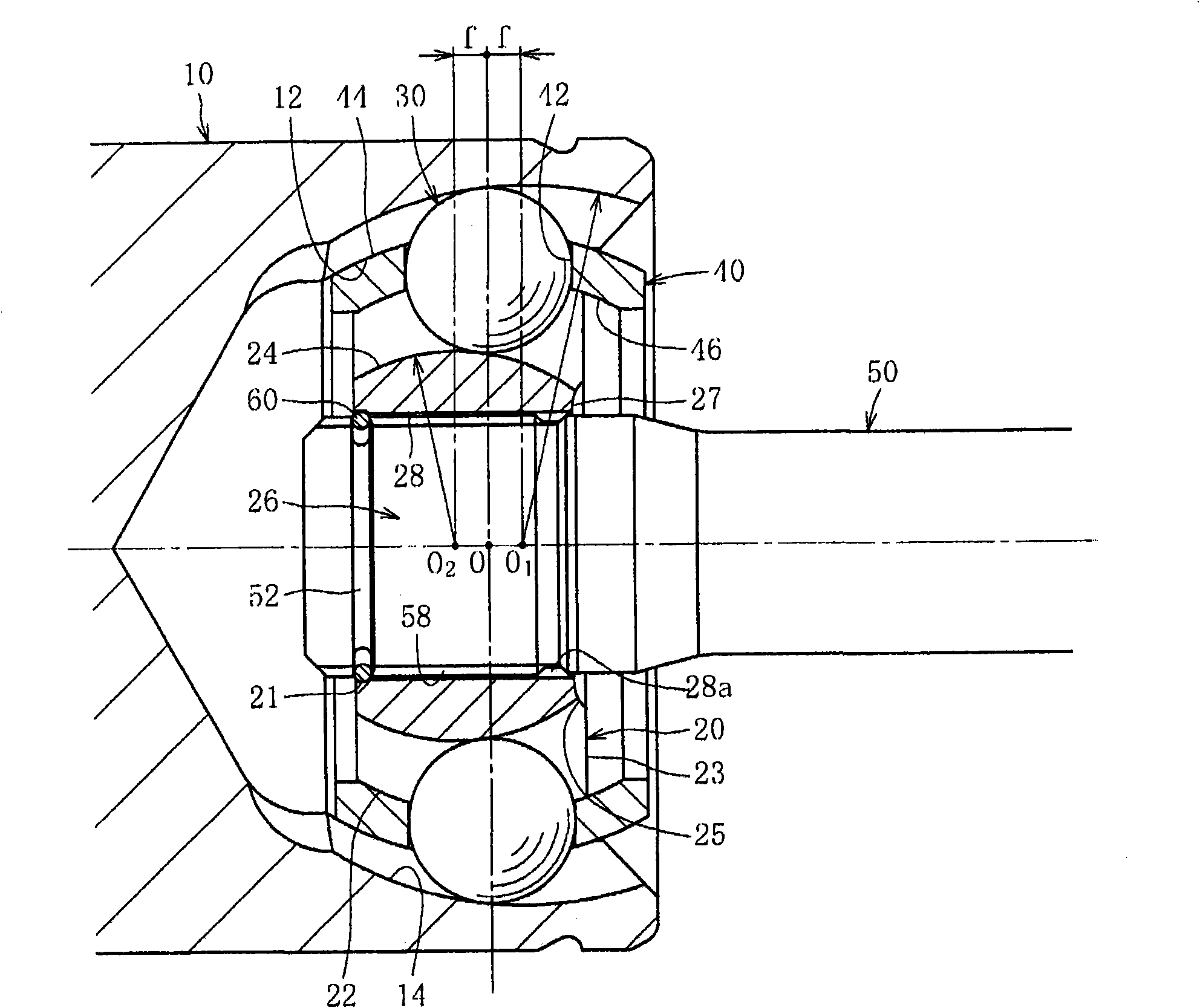 Constant velocity universal joint