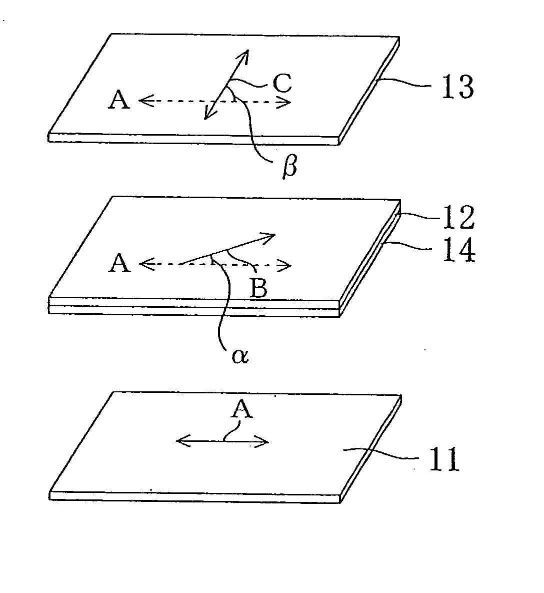 Method of producing elliptically polarizing plate and image display using the elliptically polarizing plate