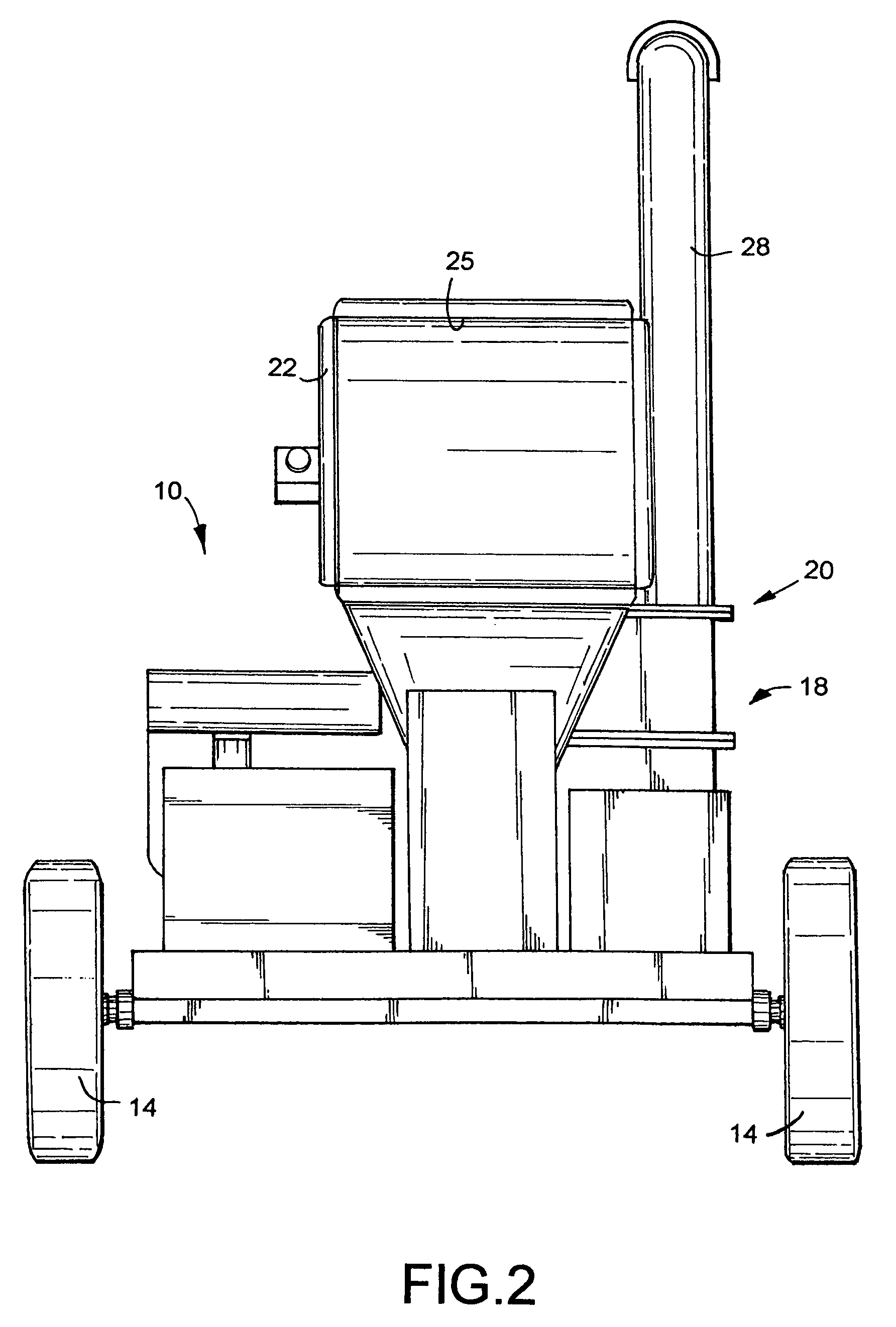 Portable rotary chipper apparatus