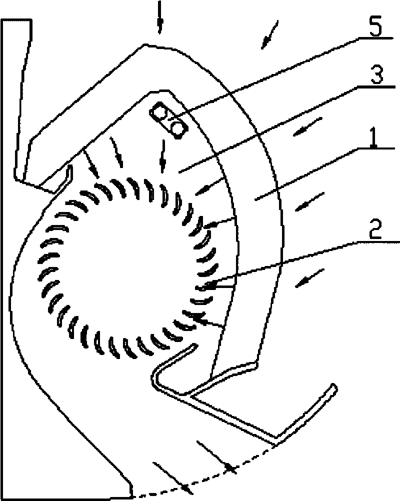 Device for reducing noise of indoor unit of air conditioner and method thereof