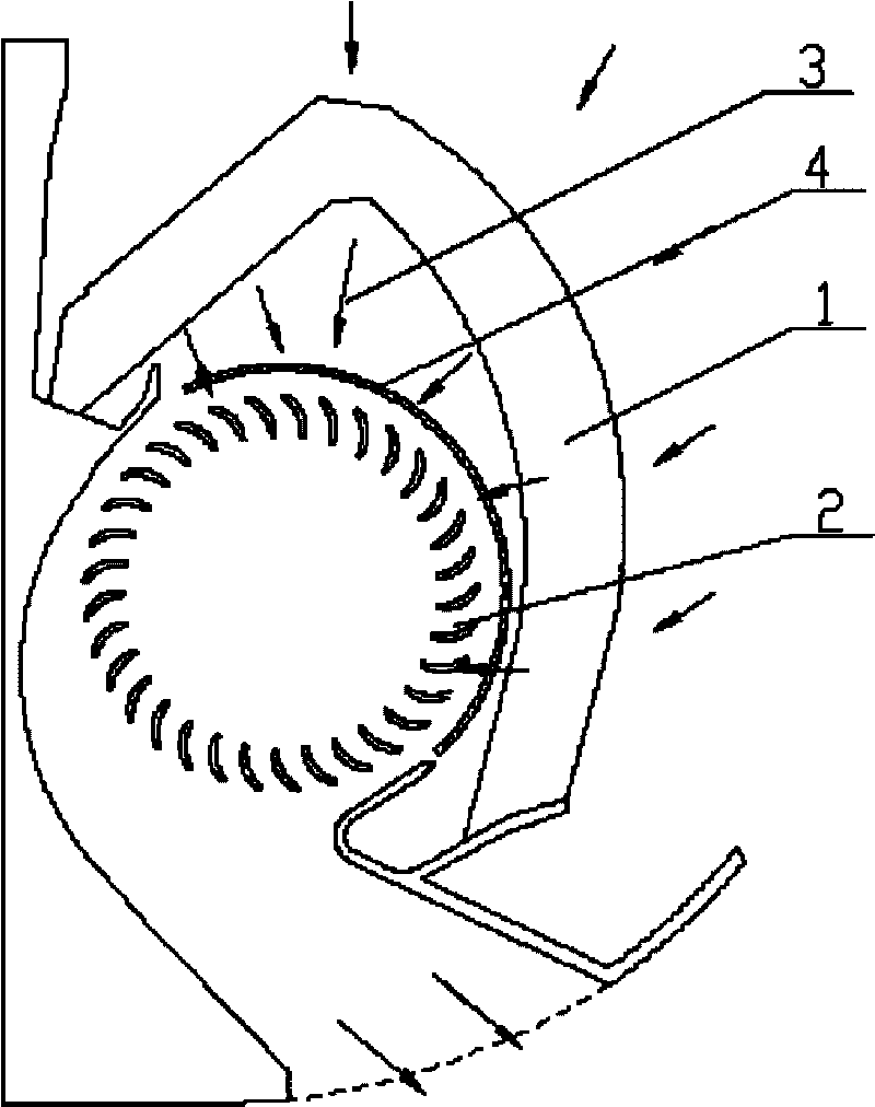 Device for reducing noise of indoor unit of air conditioner and method thereof