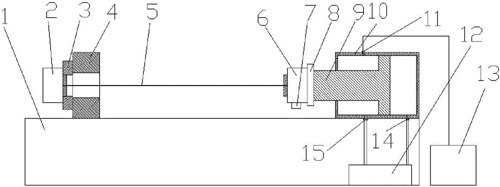 Prestressed carbon fiber plate anchor test device