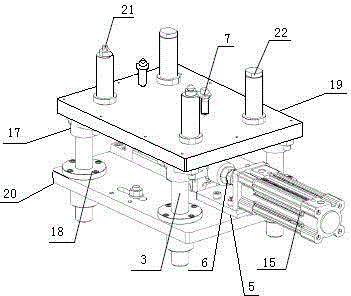 Automatic feeding roller way accurate in positioning