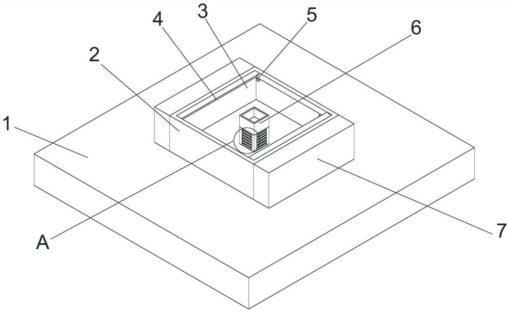 An ornamental pool for cleaning floating objects