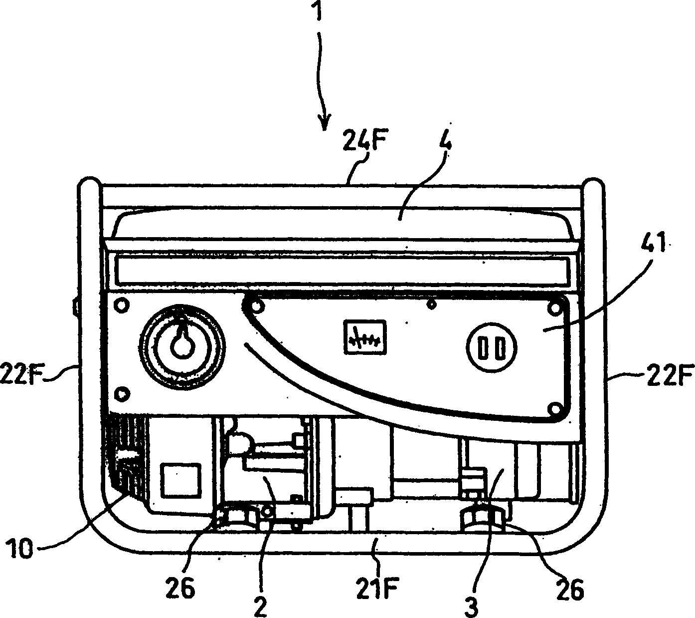 Internal combustion engine-driven working machine