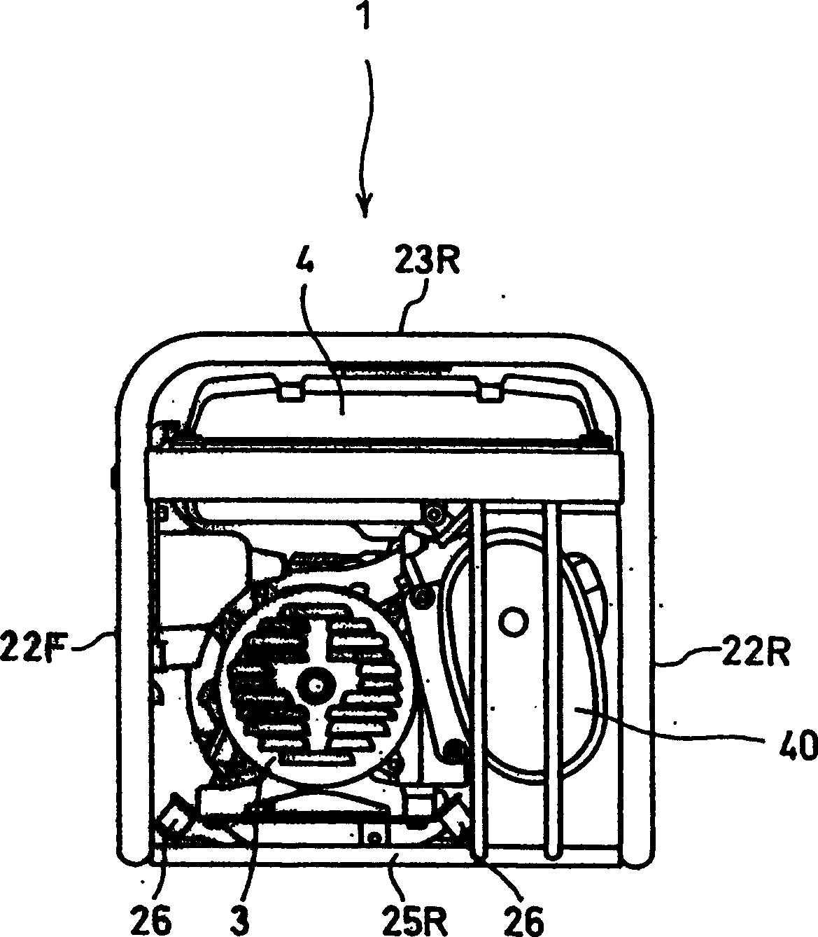 Internal combustion engine-driven working machine