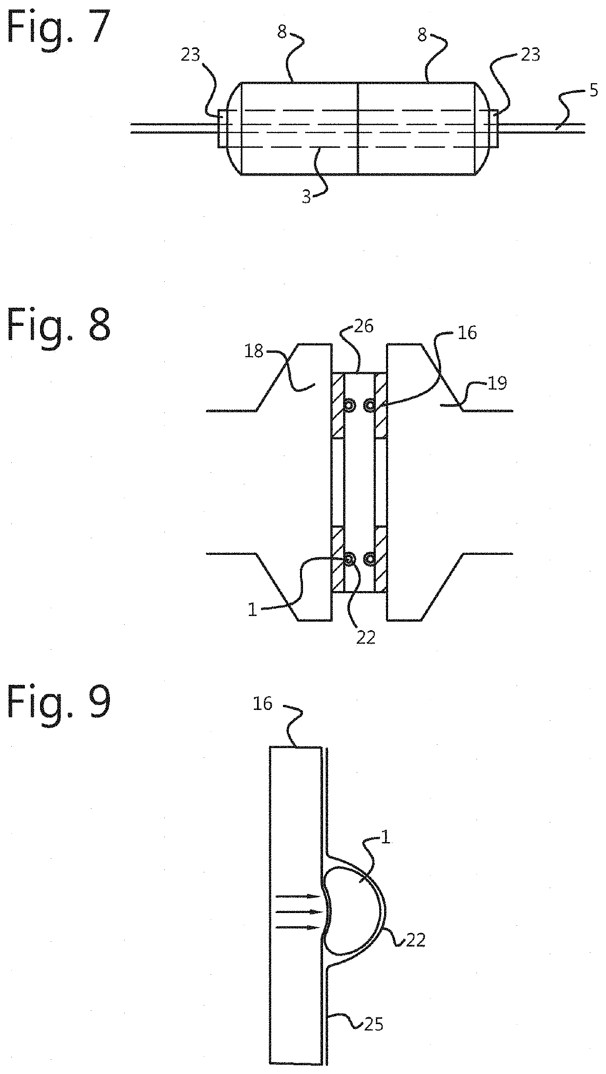 Optical Fiber Sensing Device for Sensing the Distribution of the Compression or Deformation of a Compressible or Deformable Element