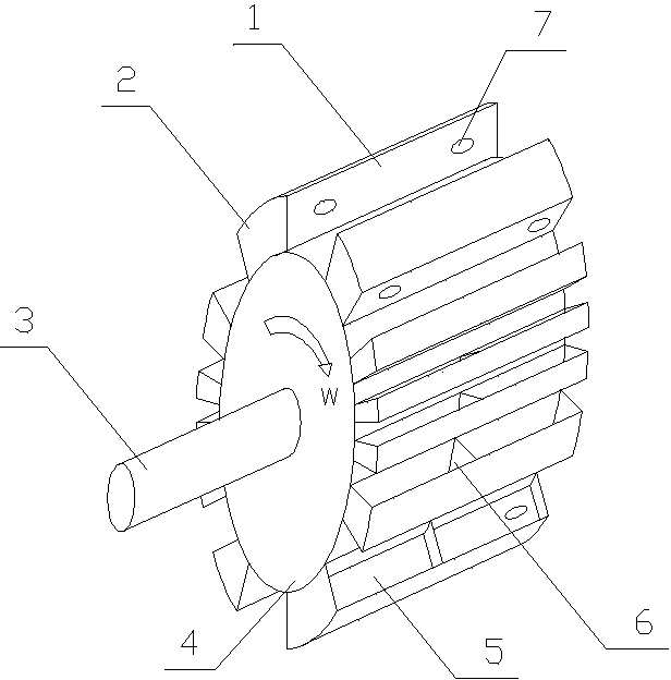 Water bucket type wave motor