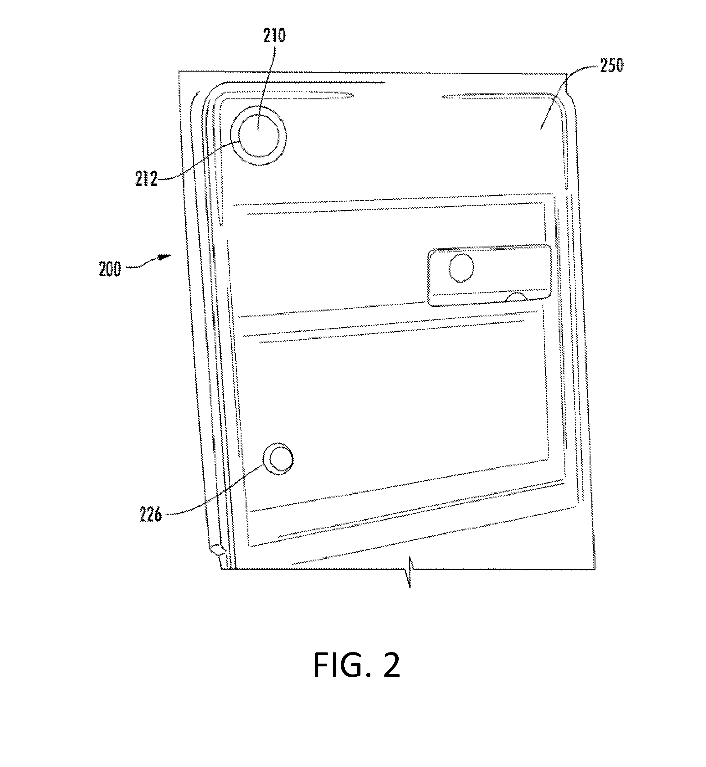 Dishwasher, a door assembly for the dishwasher, and an associated method for drying dishware