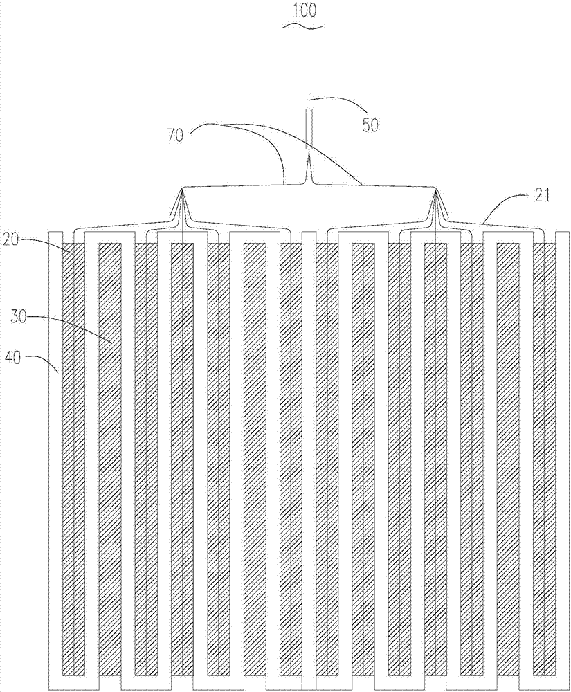 Monomer overlarge-capacity polymer lithium ion battery and manufacturing method thereof