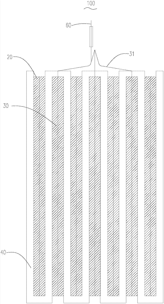 Monomer overlarge-capacity polymer lithium ion battery and manufacturing method thereof