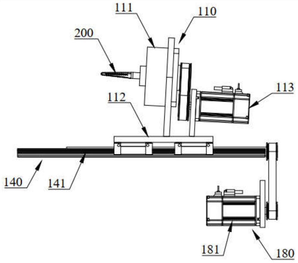 Cotton harvesting cutter grinding device