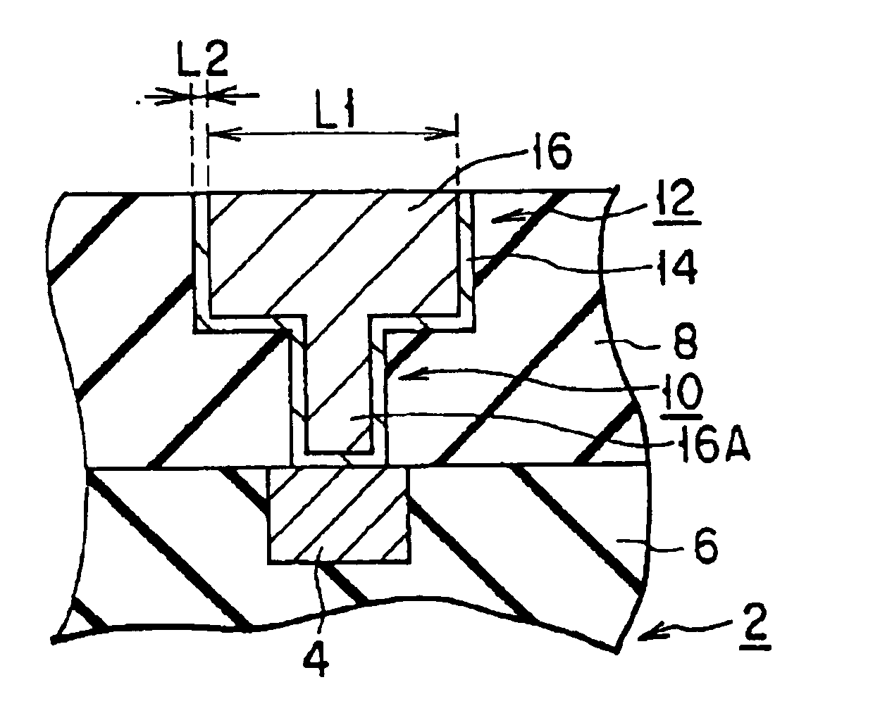 Method of forming semiconductor wiring structures