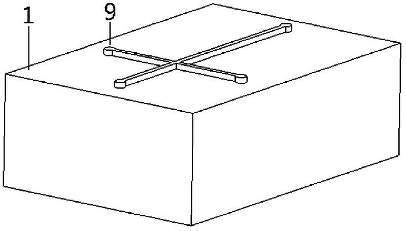 Electrical discharge machining method of die inserted block for forming microstructure