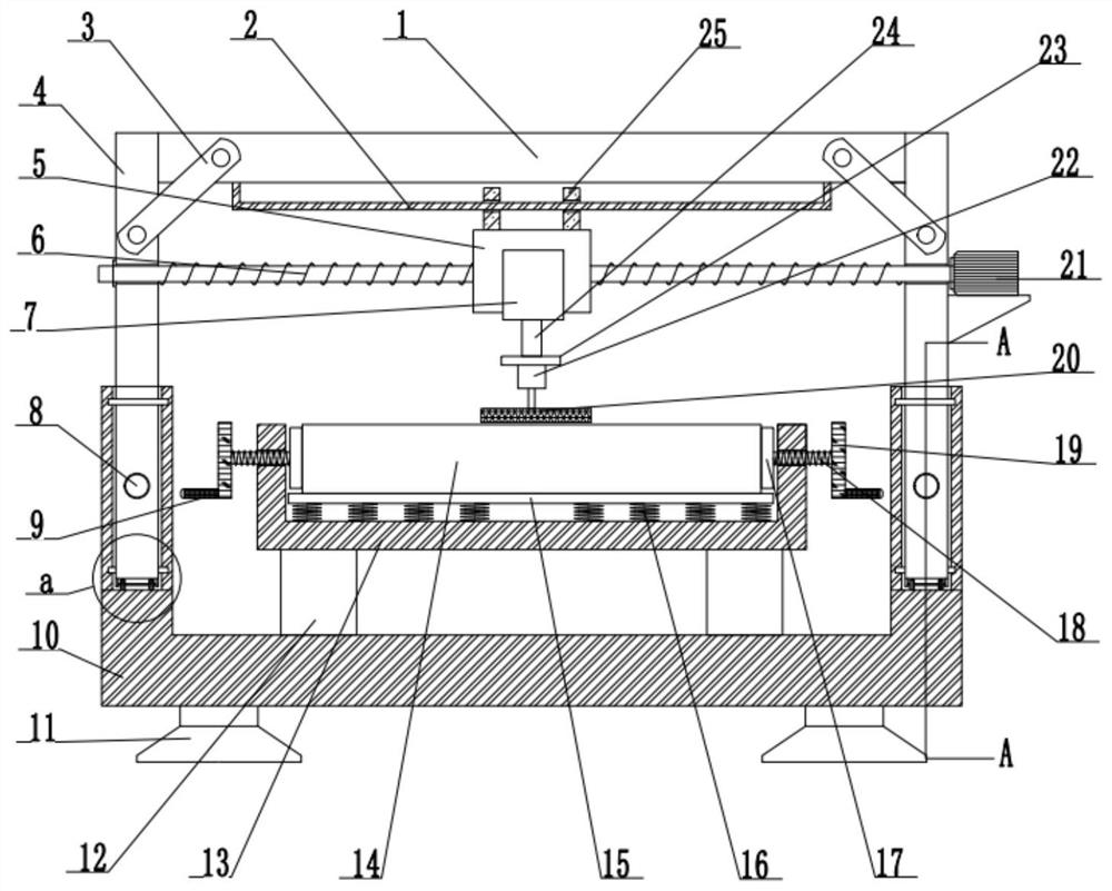 Wooden furniture surface polishing device