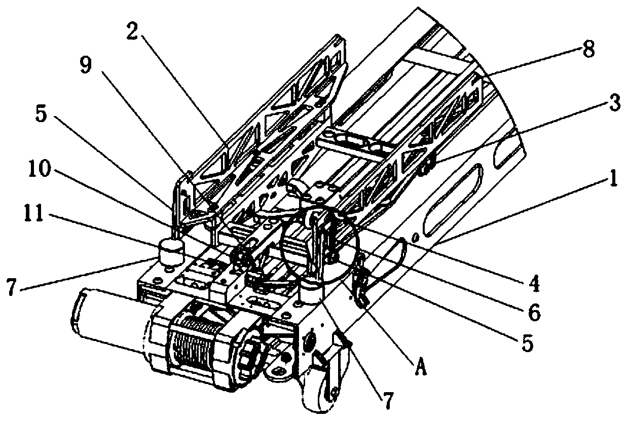 A UAV ejection and sliding device and ejection system