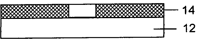 Process using colored mask combined with selective area deposition