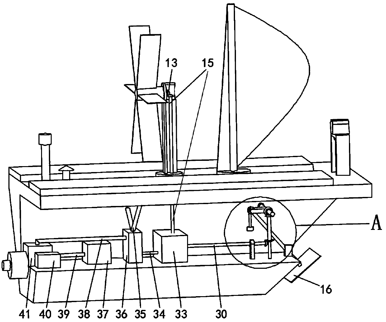 A hybrid unmanned boat