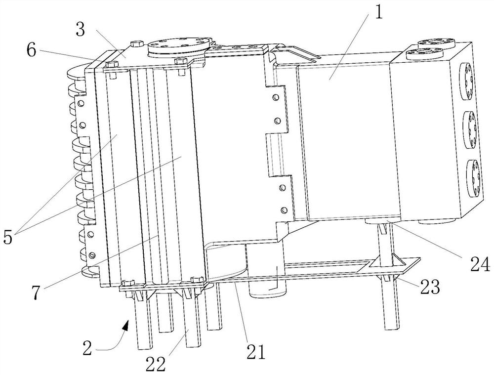 Welding device for crack of water tank of wheel dephosphorization electric reciprocating pump body and repairing process