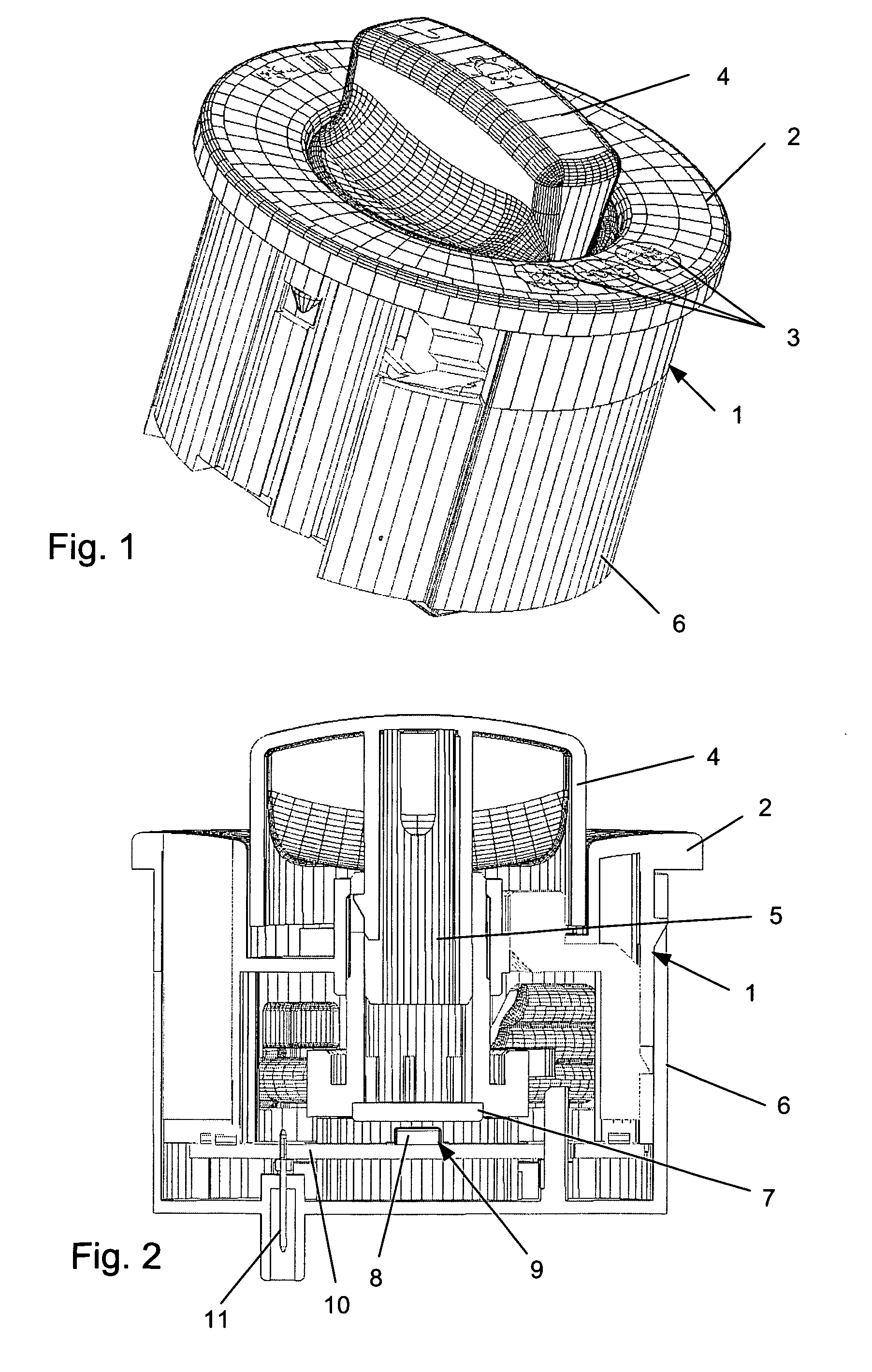 Rotary pull switch