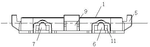 Novel clamping connection type photovoltaic conjunction box