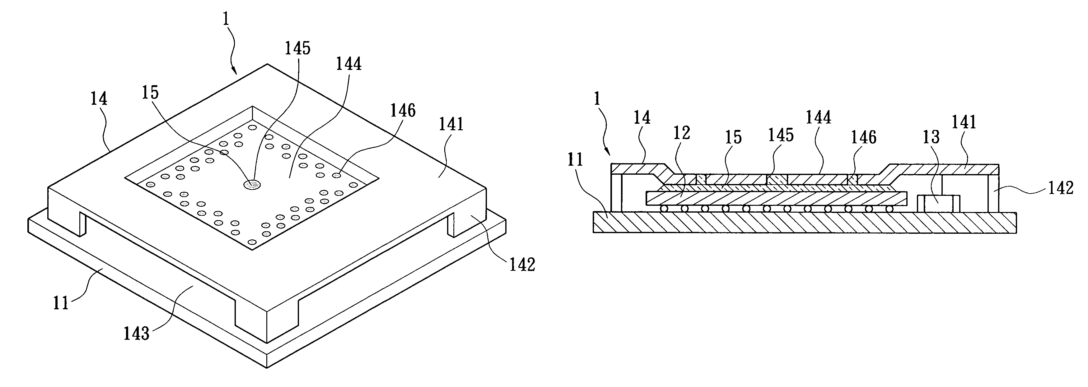 Metallic cover of miniaturization module