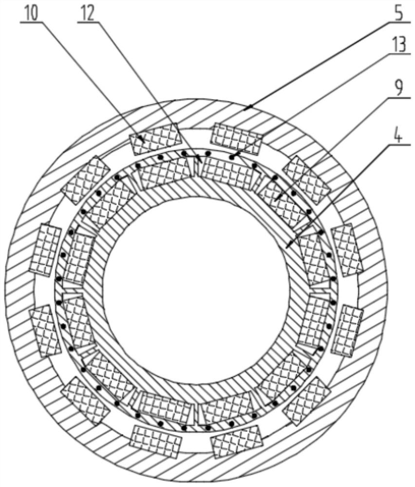 Synchronous permanent magnet coupler with damping device