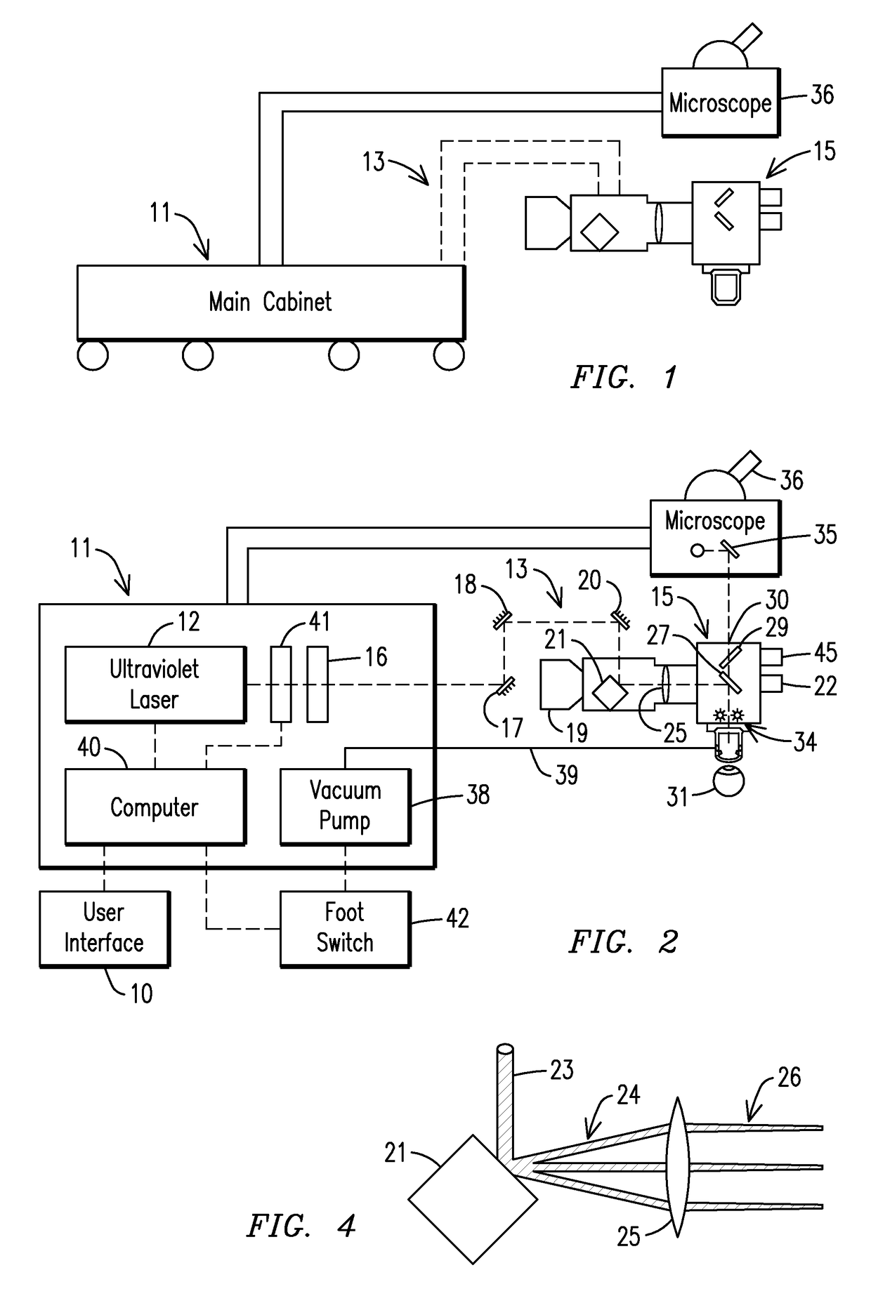 Laser beam ophthalmological surgery method and apparatus