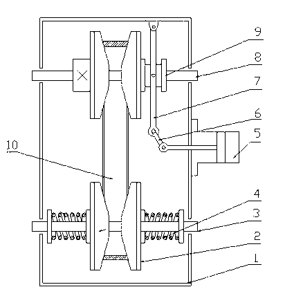 Stepless speed regulating mechanism