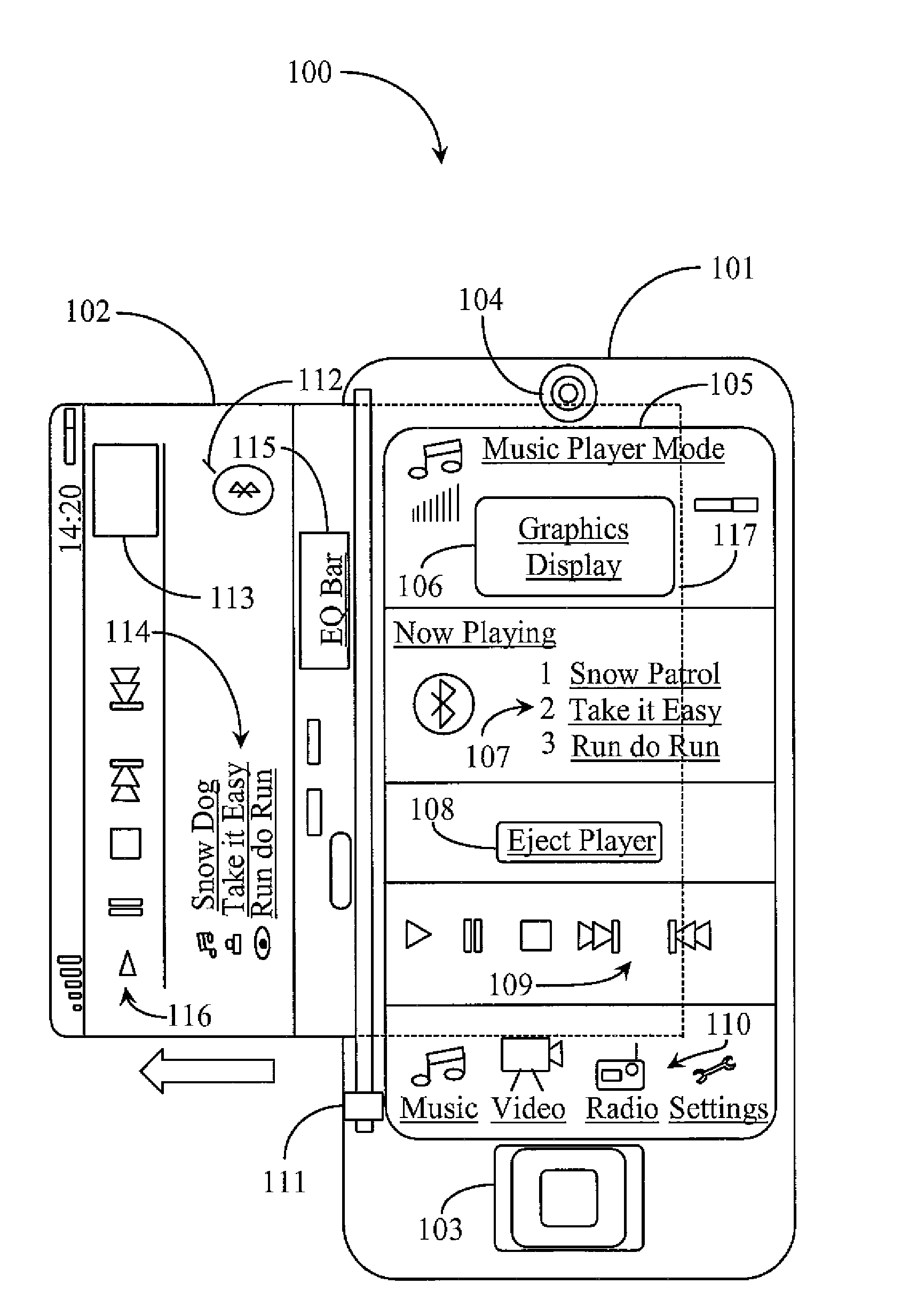 Solid-State Music Player And Host Docking System