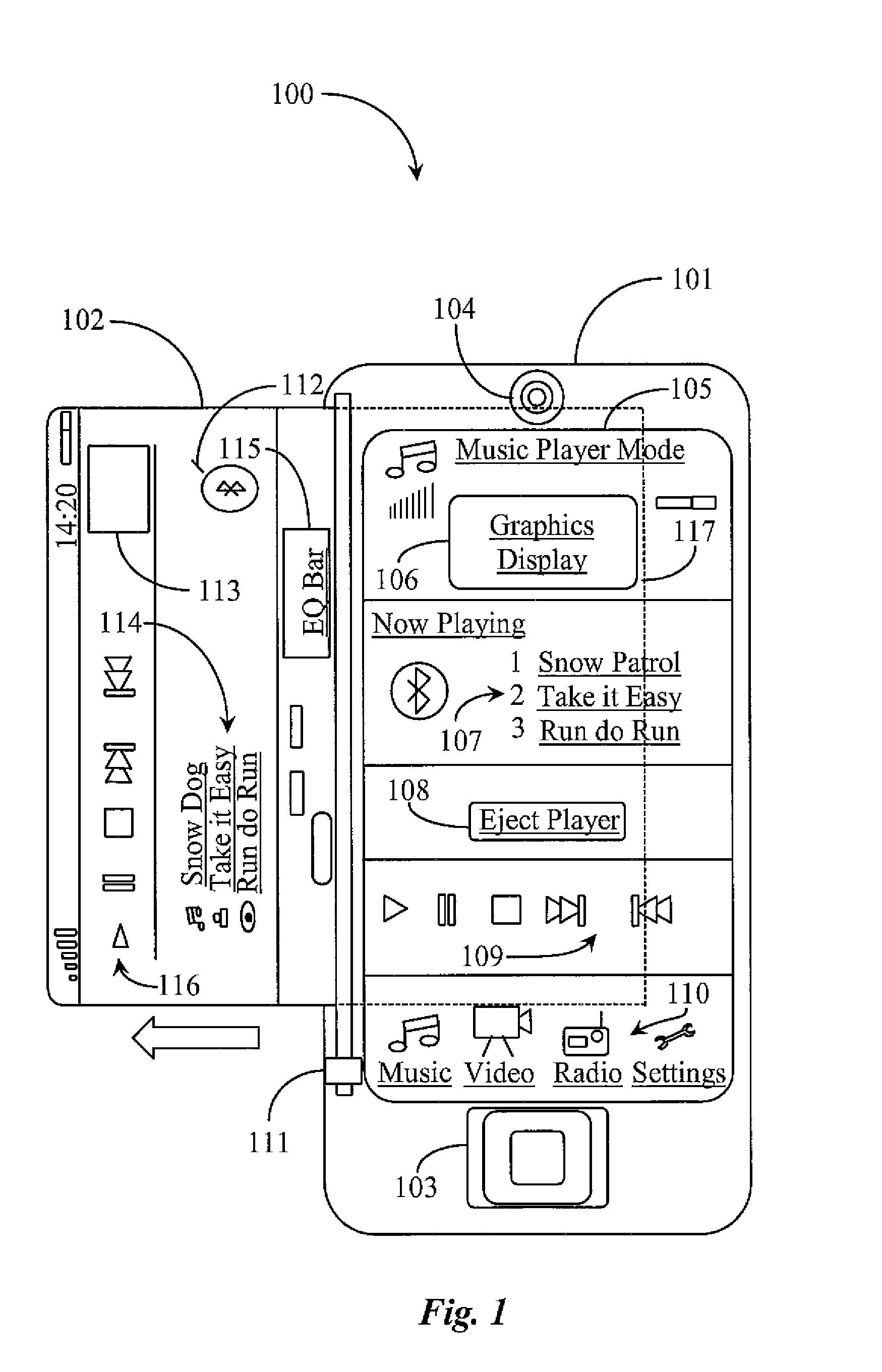 Solid-State Music Player And Host Docking System