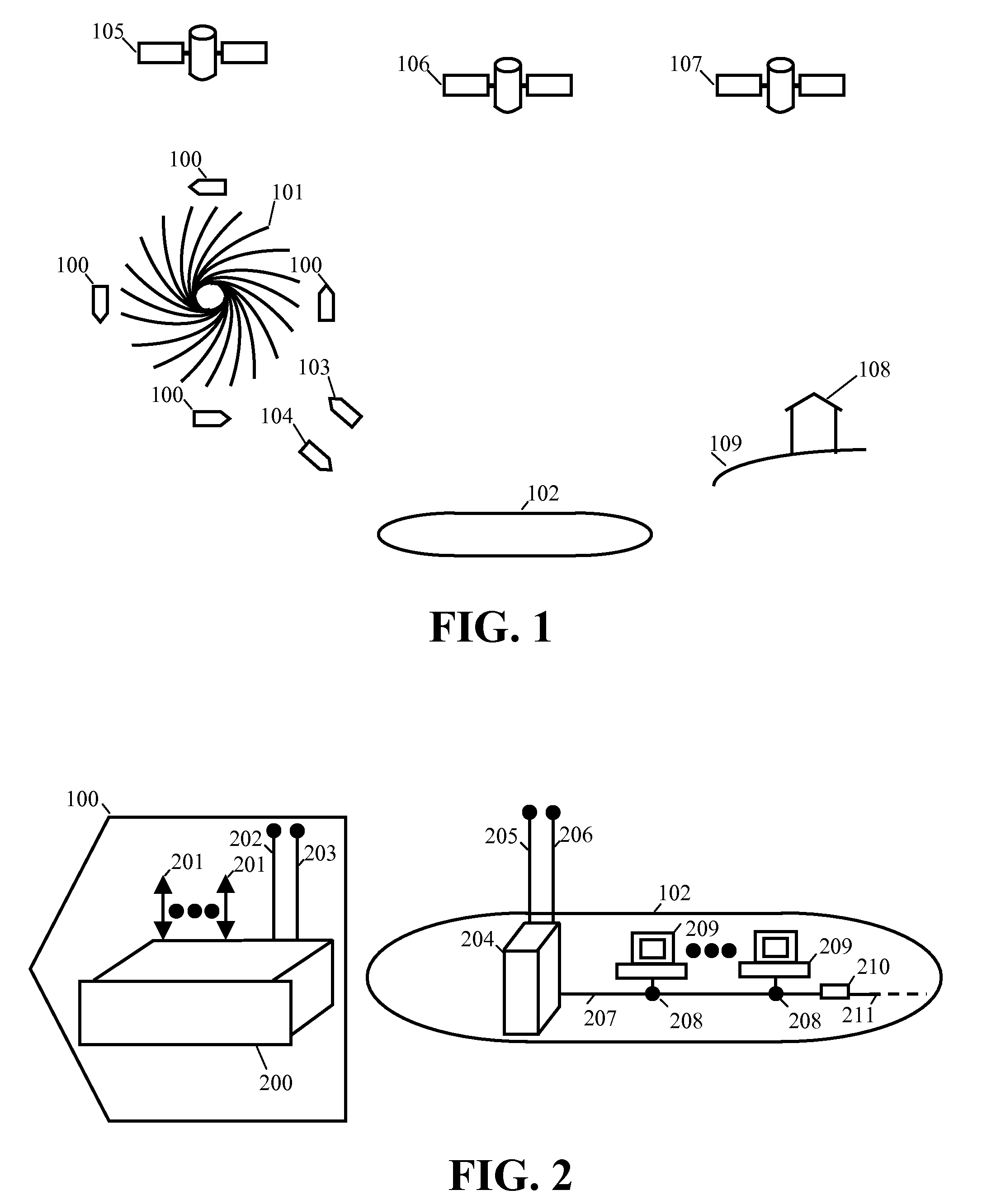 Supervisory control and data acquisition system for energy extracting vessel navigation