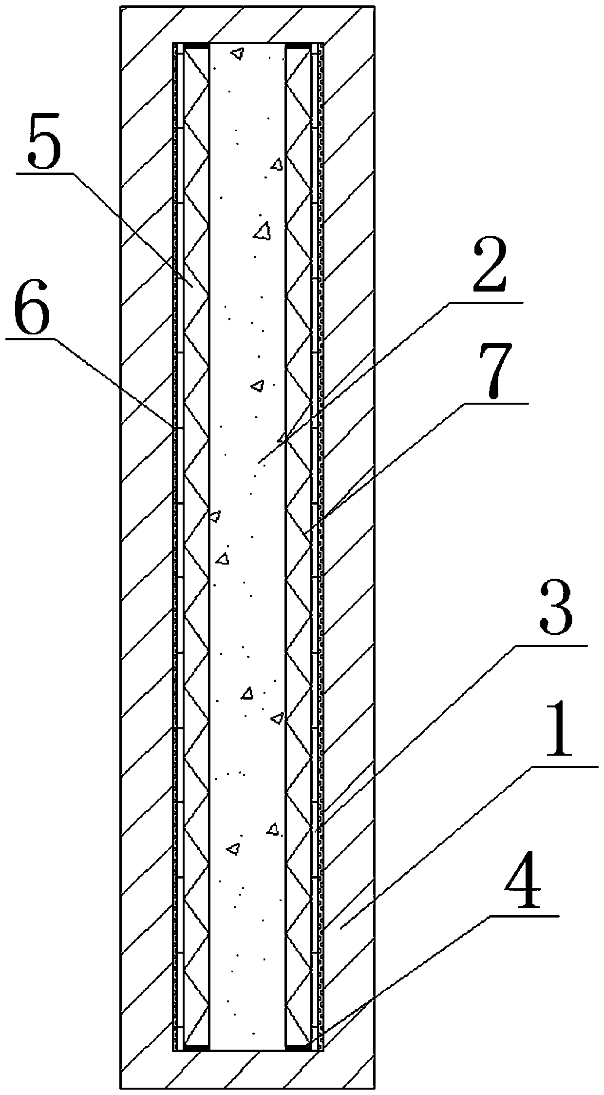 Environment-friendly composite partition board and preparation method thereof