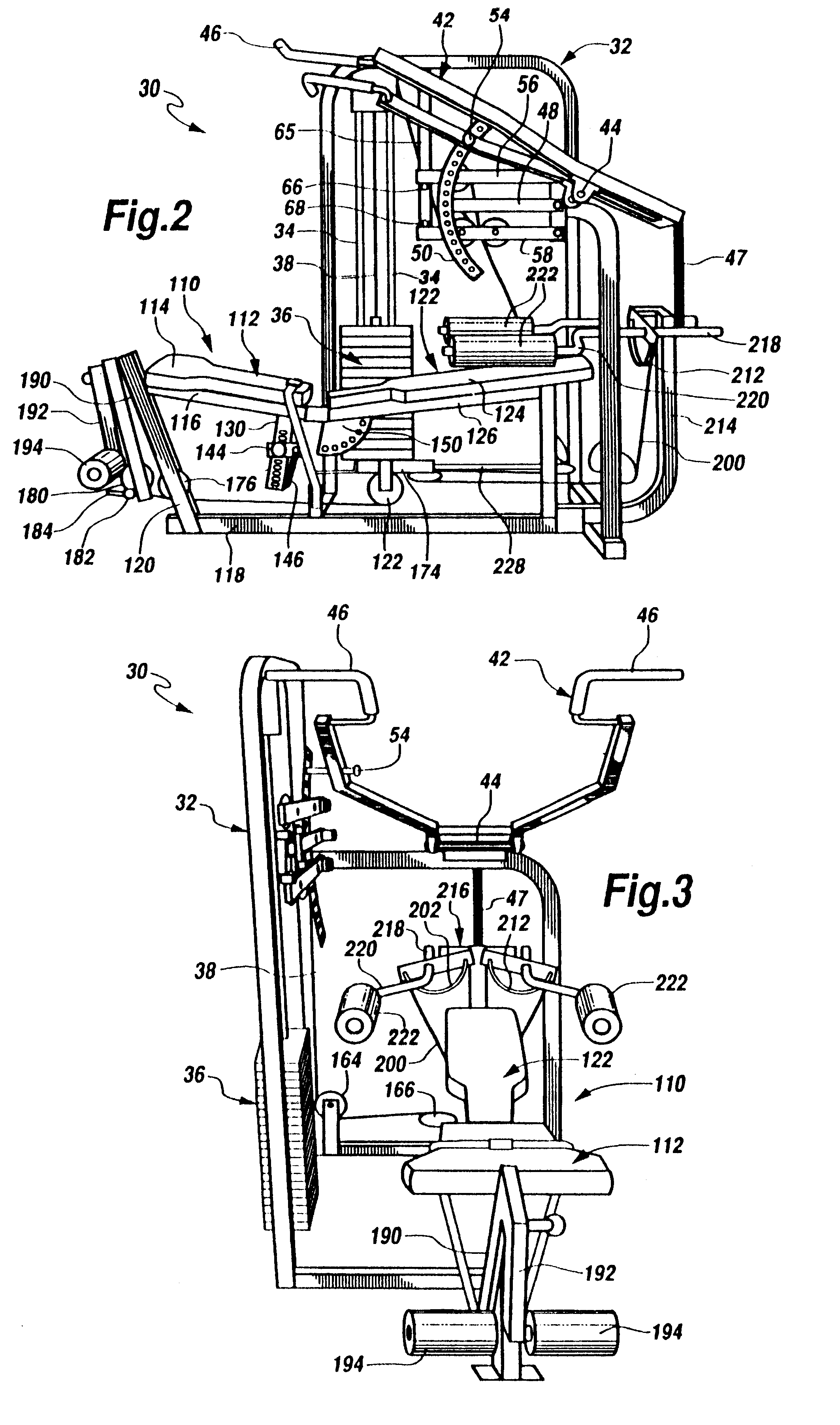 Compact weight lifting machine