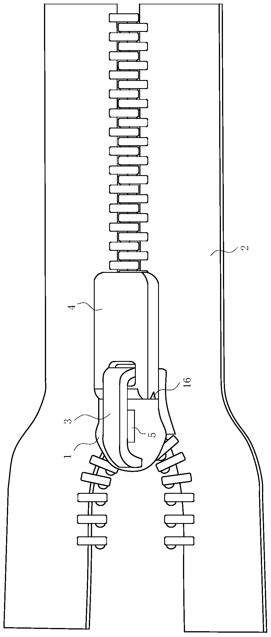 Garment zipper