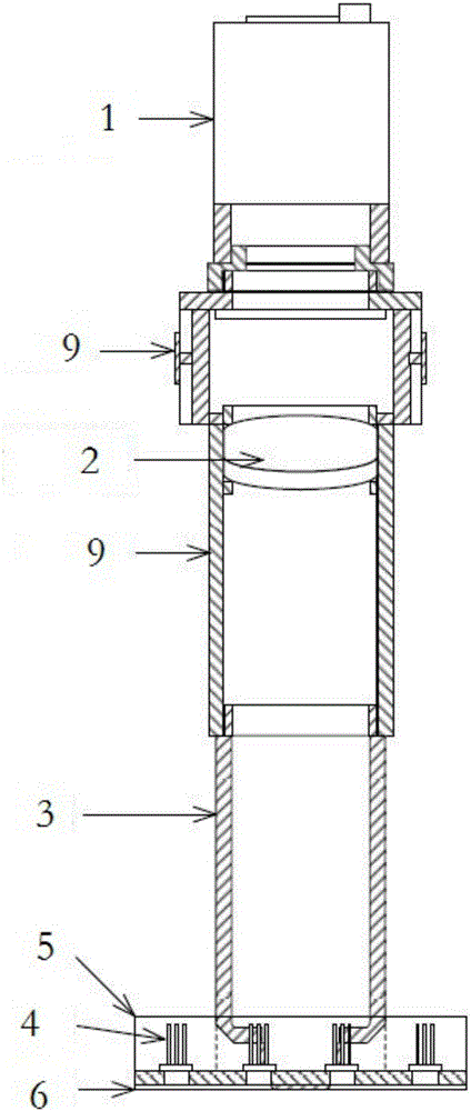 Device for detecting human body microvessel ultrastructure through circular polarization side flow dark field imaging technique