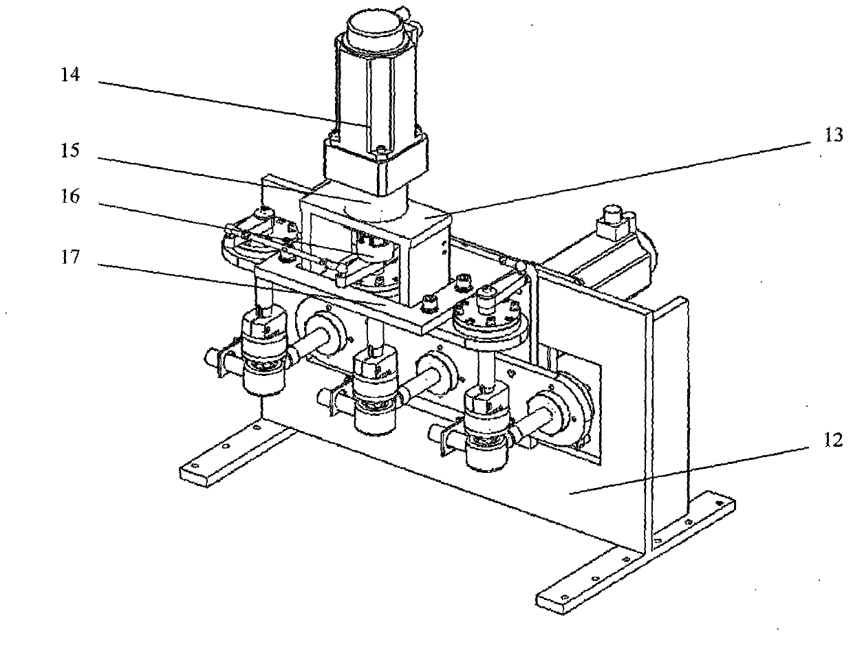 High and low temperature and muddy water spray endurance test bench of ball stud assemblies