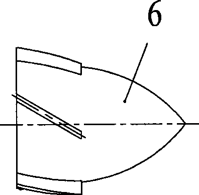 External magnetic field driven magnetic suspension implantation type cone helical runner rotor blood-pump