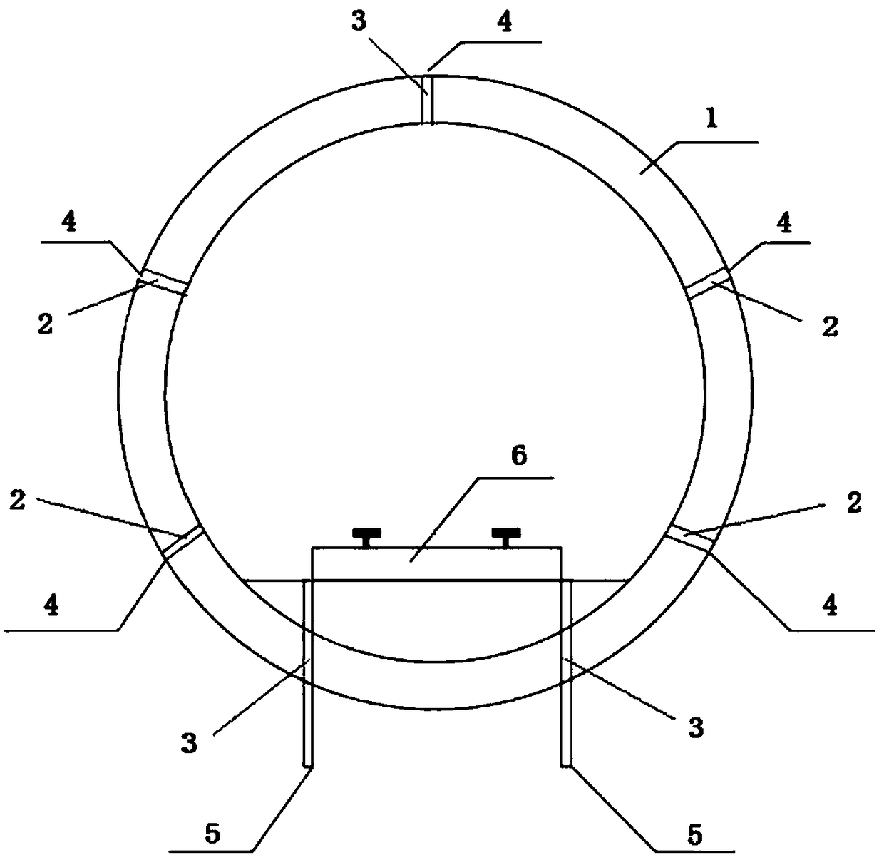 Single slurry and tunnel stabilizing method using same