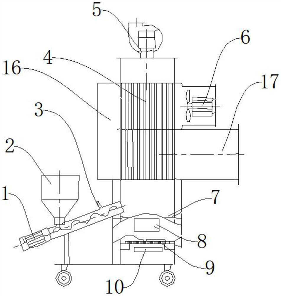 Biomass air heater