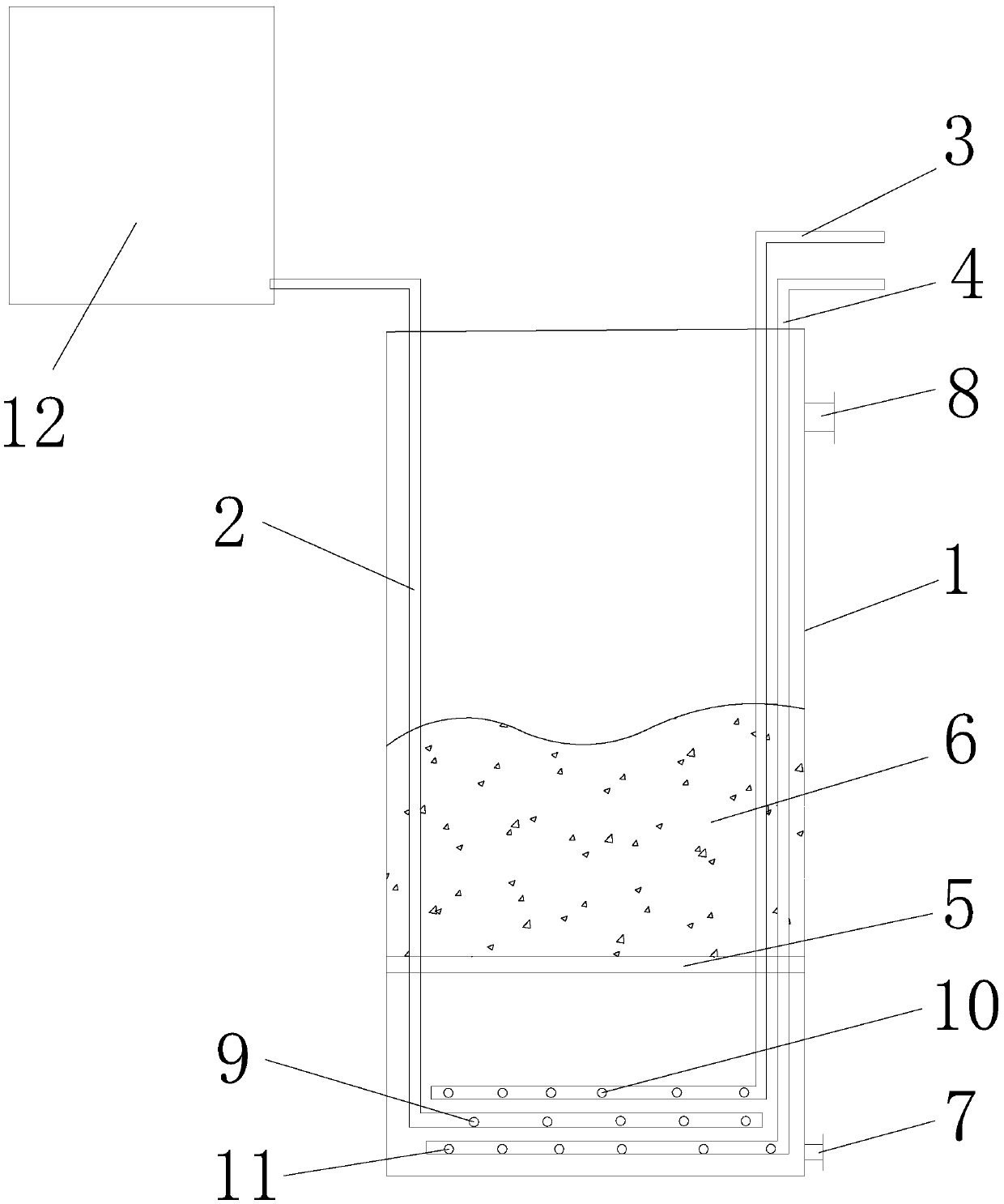 Electrochemical sulfide removal reactor and sewage treatment method using reactor