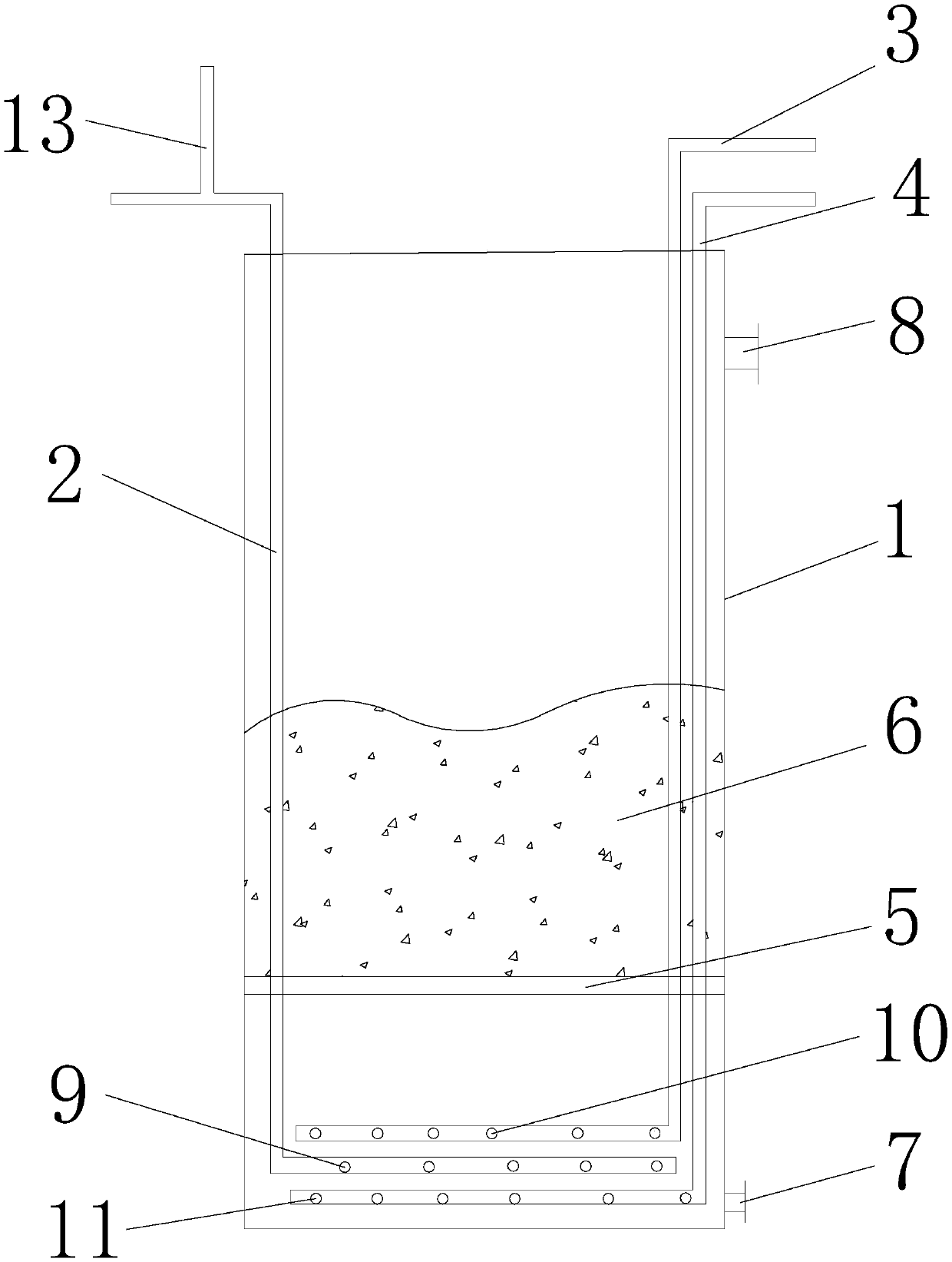 Electrochemical sulfide removal reactor and sewage treatment method using reactor