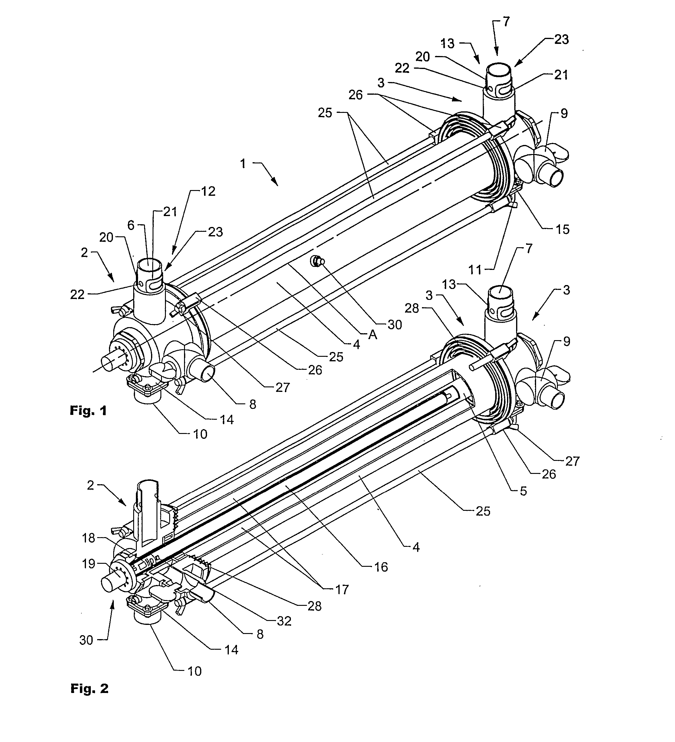 Sterilizing Device And A Method For Sterilizing Of Fluids