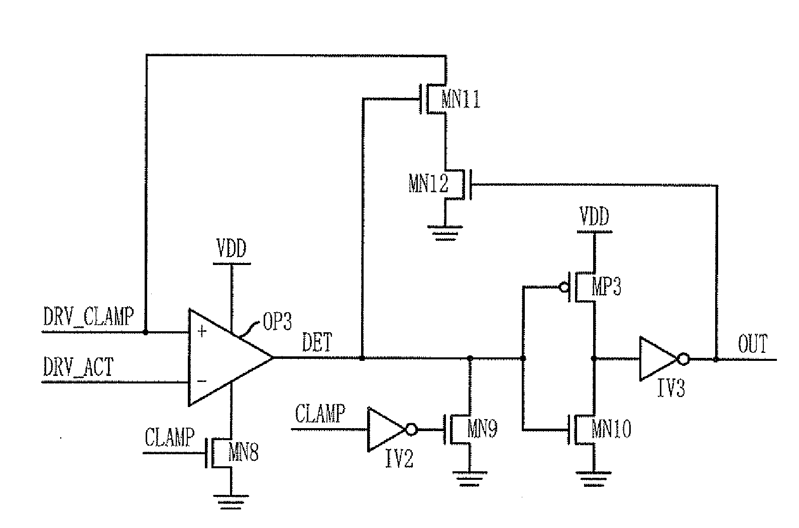 Core voltage discharge driver