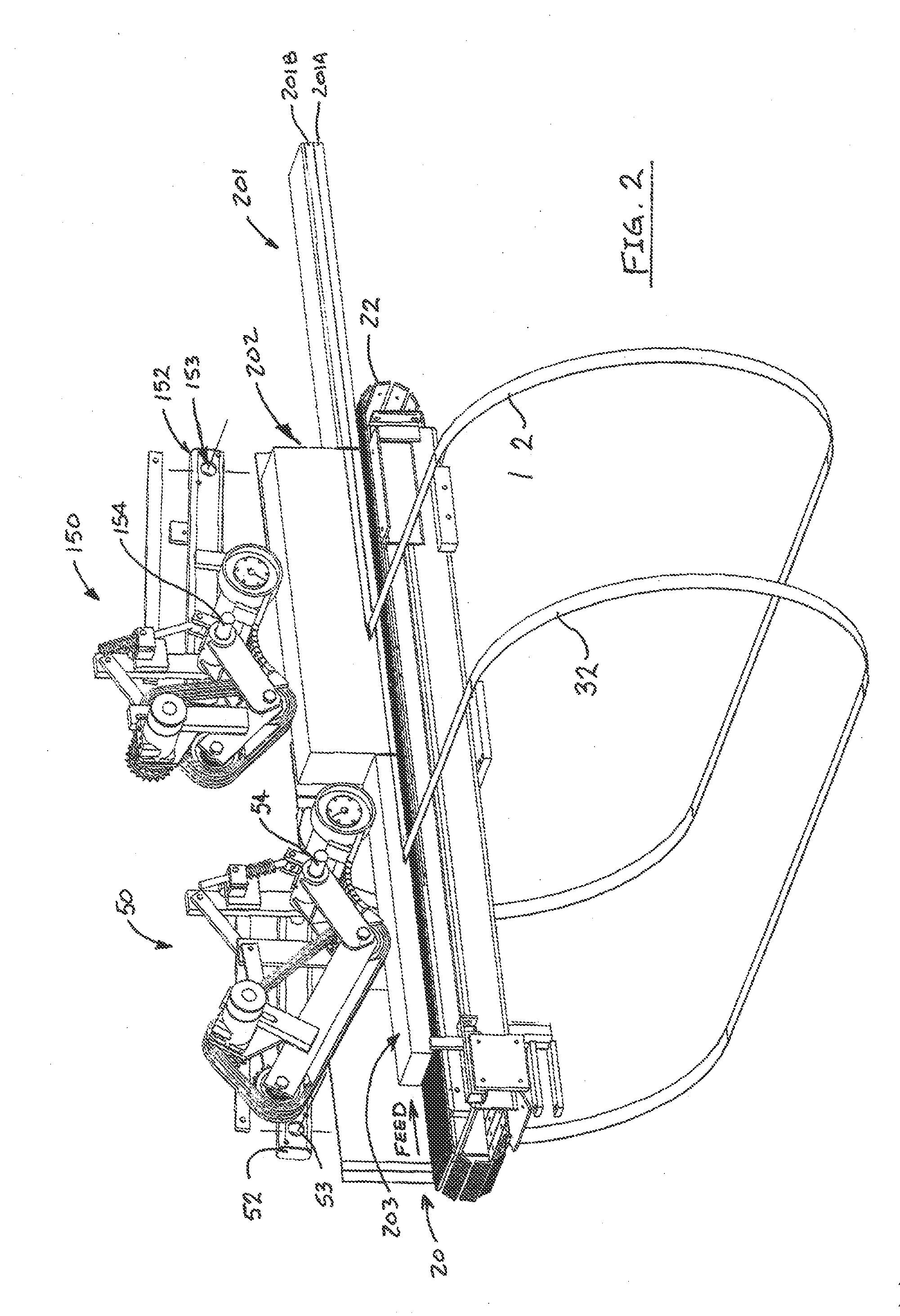 Workpiece holddown apparatus for a bandsaw