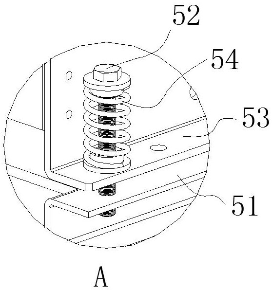 A door panel automatic pressing device