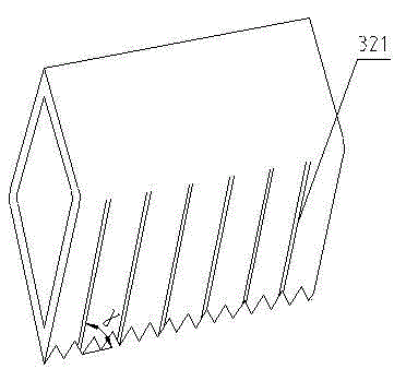 H-shaped flue gas dust removal desulfurization tower and flue gas desulfurization method