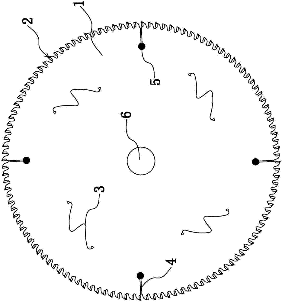 Hard alloy circular saw web